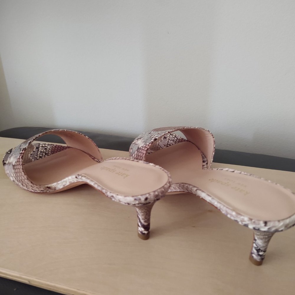 Kate Spade Kitten Heel Slides - Picture 2 of 3